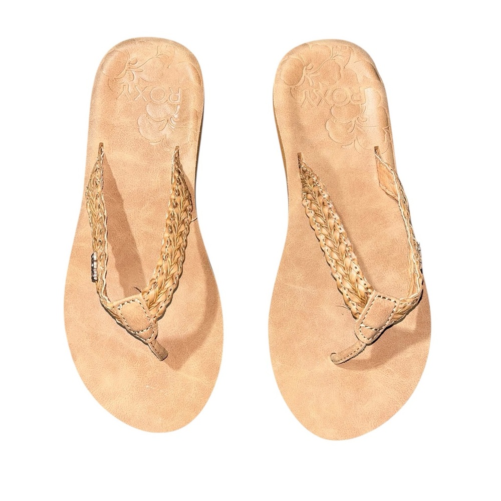 Roxy Women's Braided Thong Sandals 
Size 9-9.5 - Picture 2 of 7